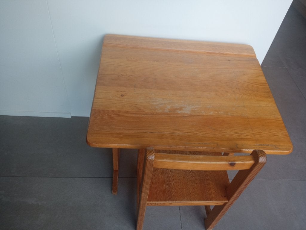 Bankje + stoeltje, Ophalen, Gebruikt, Tafel(s) en Stoel(en)