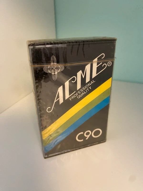 Acme C90 - 1 tape, CD & DVD, Cassettes audio, Enlèvement ou Envoi, Neuf, dans son emballage, 1 cassette audio, Vierge
