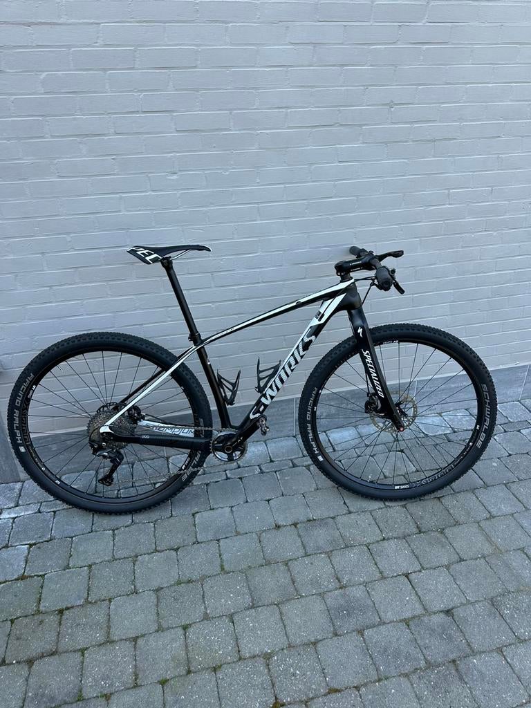 Carbon specialized MTB (maat M), Fietsen en Brommers, Geen vering, Ophalen, Zo goed als nieuw