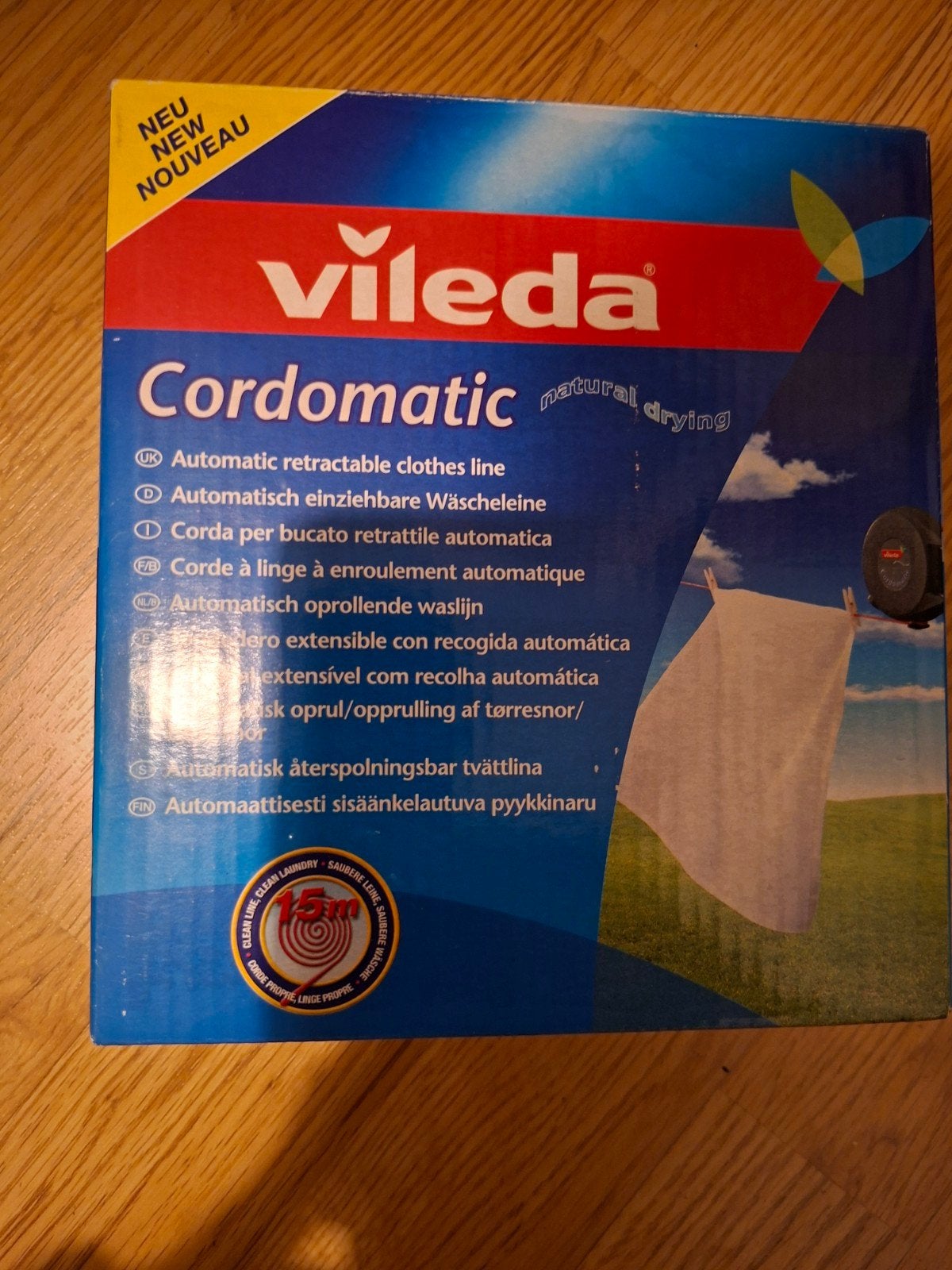 Oprolbare wasdraad Vileda, Ophalen, Overige typen