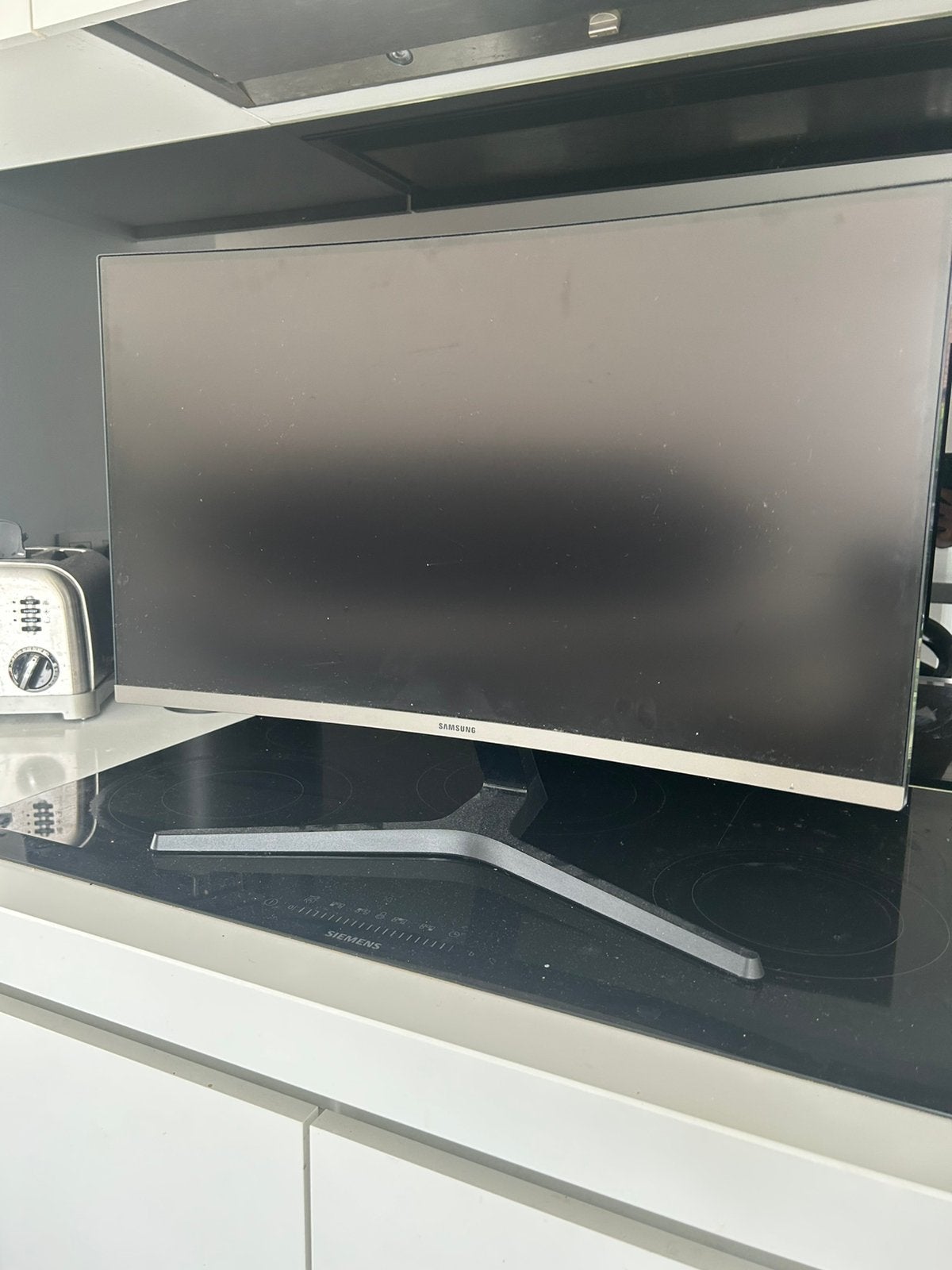 Samsung curved sherm, Elektronische apparatuur, Ophalen of Verzenden, Zo goed als nieuw, Samsung