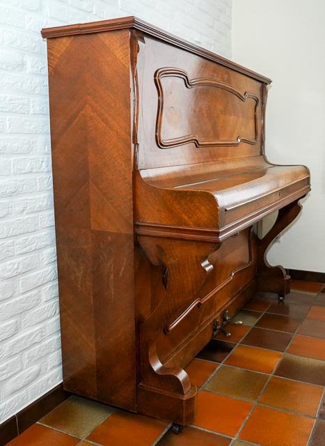 Piano - retrait gratuit, Enlèvement, Utilisé, Brun, Piano