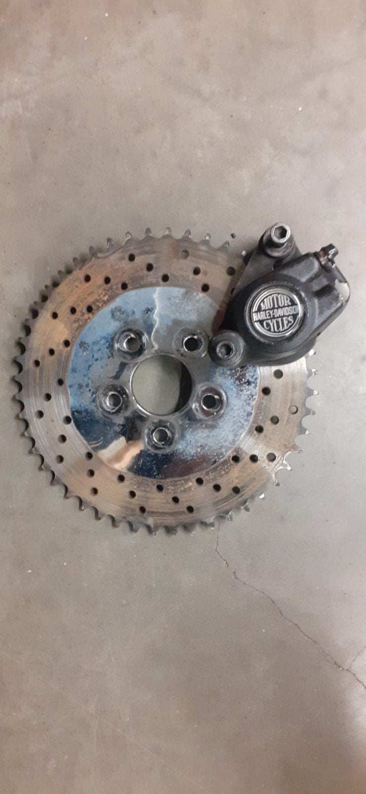 Sprocket brake Tandwiel en remklauw, Motoren, Ophalen