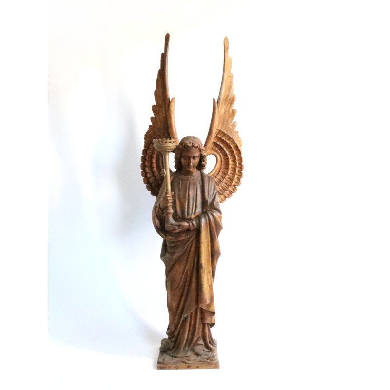 Grote neogotiek sculptuur Engel, Ophalen