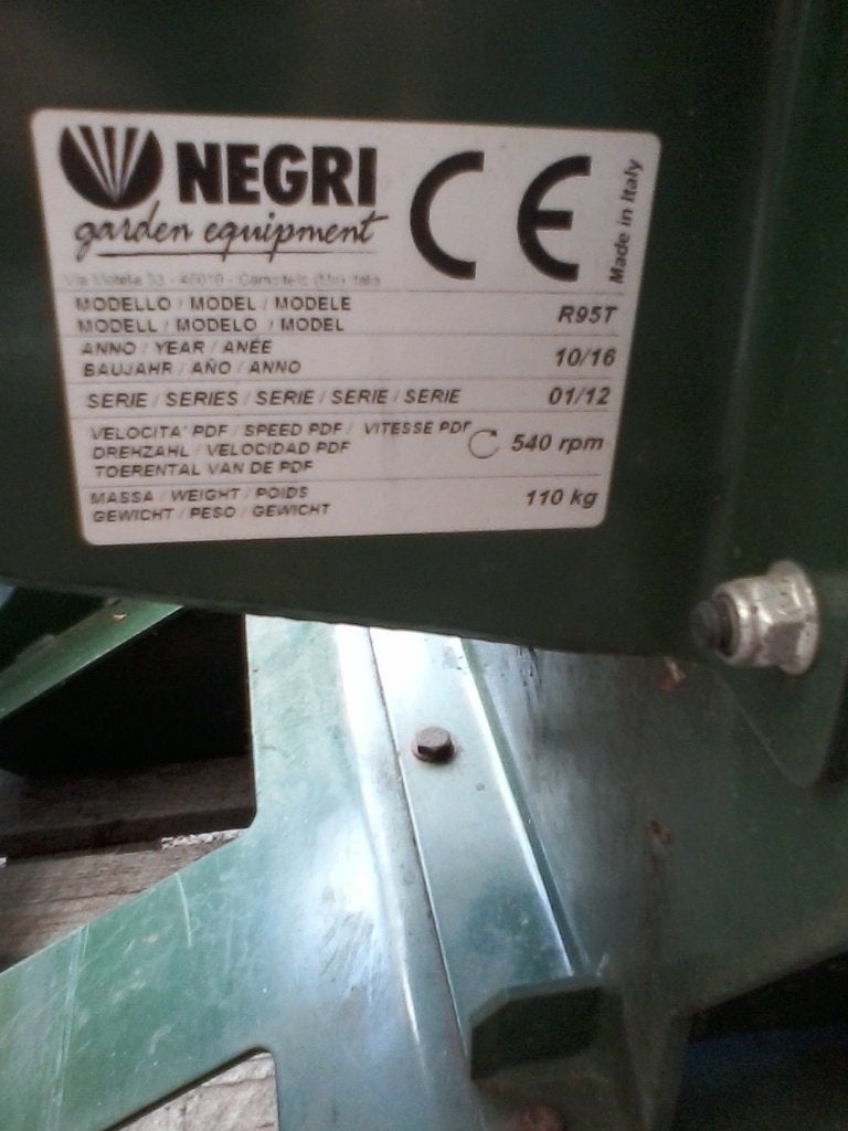 Hakselaar Bio Negri R 95 T ,, Tuin en Terras, Hakselaars, Ophalen of Verzenden, Gebruikt