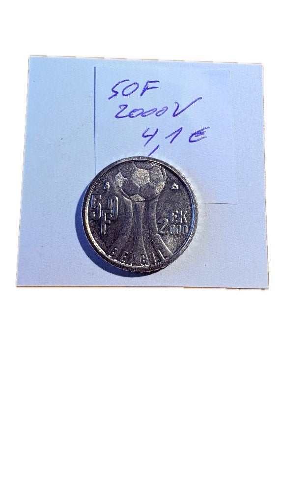 ALBERT II : 50 FRANCS 2000V, Enlèvement ou Envoi
