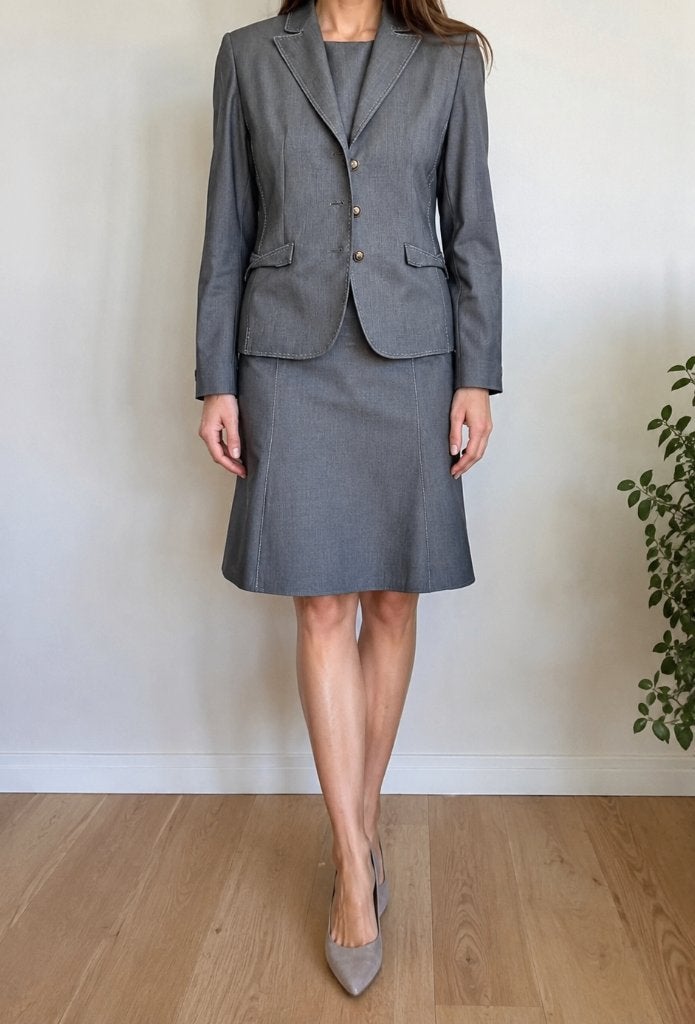 Un Jour Ailleeurs dameskostuum maat 38/40, Kleding | Dames, Maat 38/40 (M), Kostuum of Pak, Ophalen of Verzenden, Zo goed als nieuw