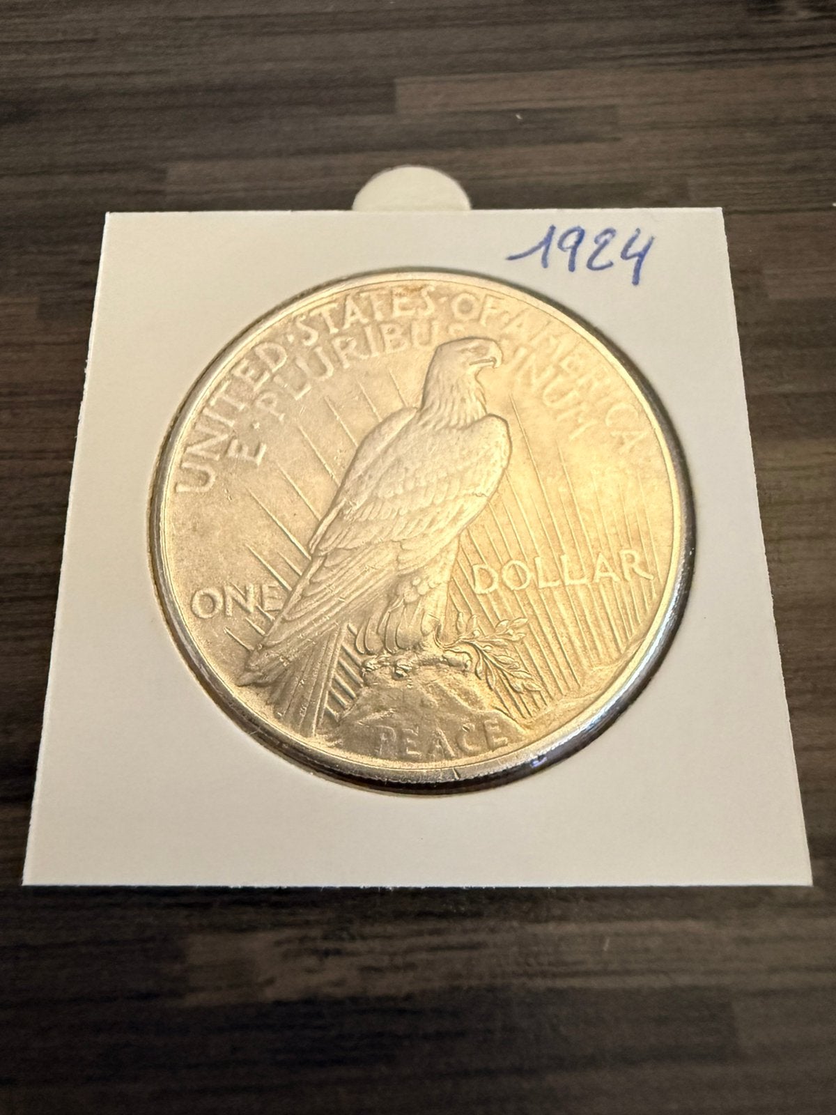 Peace dollar 1924, Postzegels en Munten, Verzenden, Noord-Amerika, Losse munt, Zilver