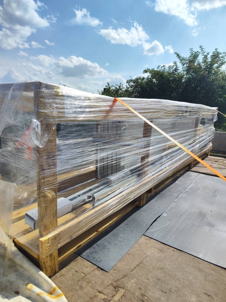 Nieuwe sectionale garagedeur, Ophalen