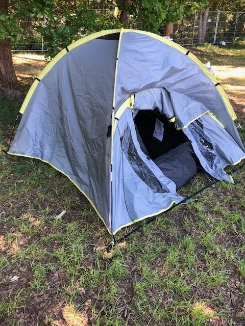 campingtent 1/2 personen, Ophalen of Verzenden, Zo goed als nieuw
