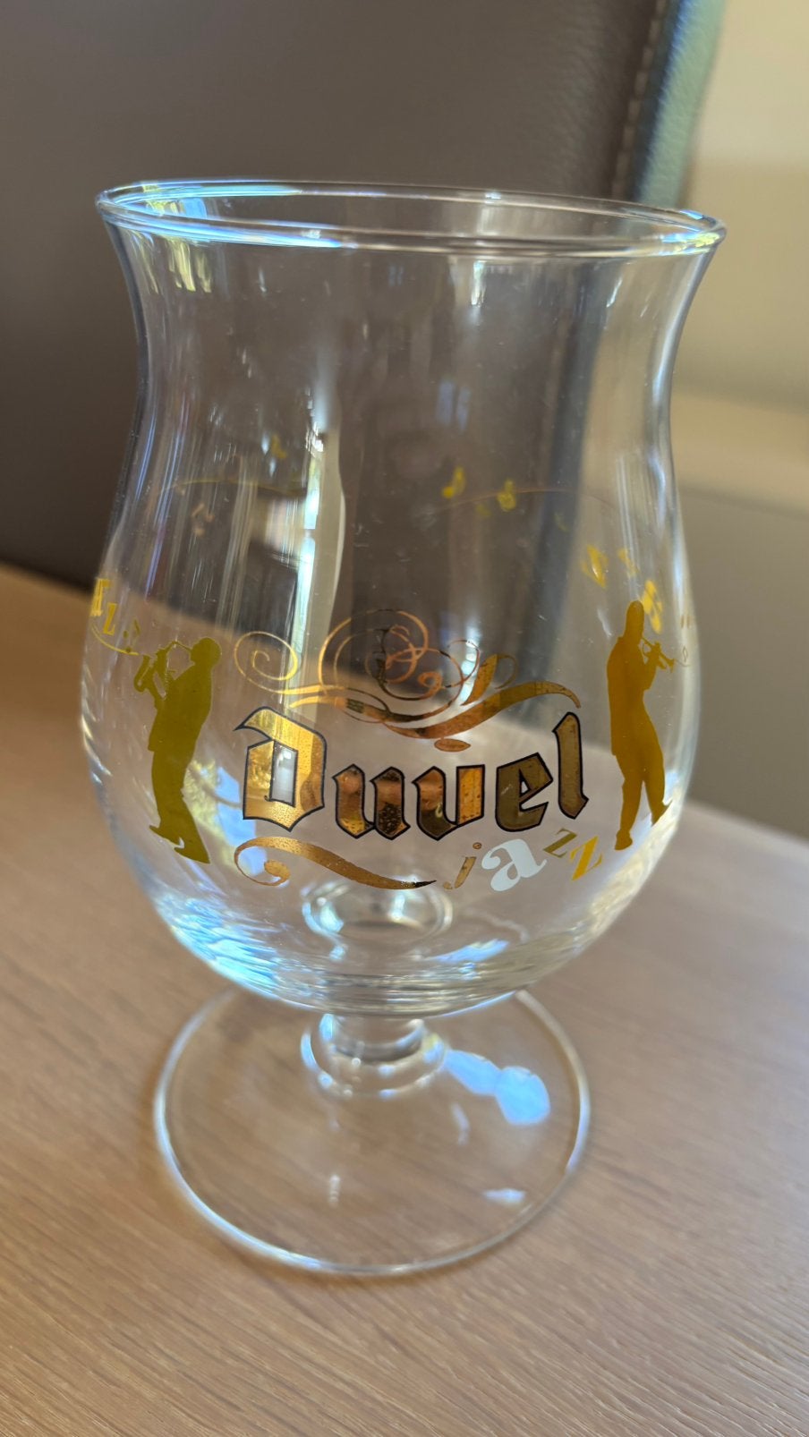 Duvel glas jazz, Ophalen of Verzenden, Zo goed als nieuw, Duvel