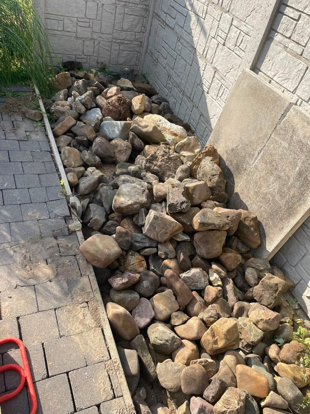 vijversten gratis, Tuin en Terras, Grind, Keien en Split, Ophalen