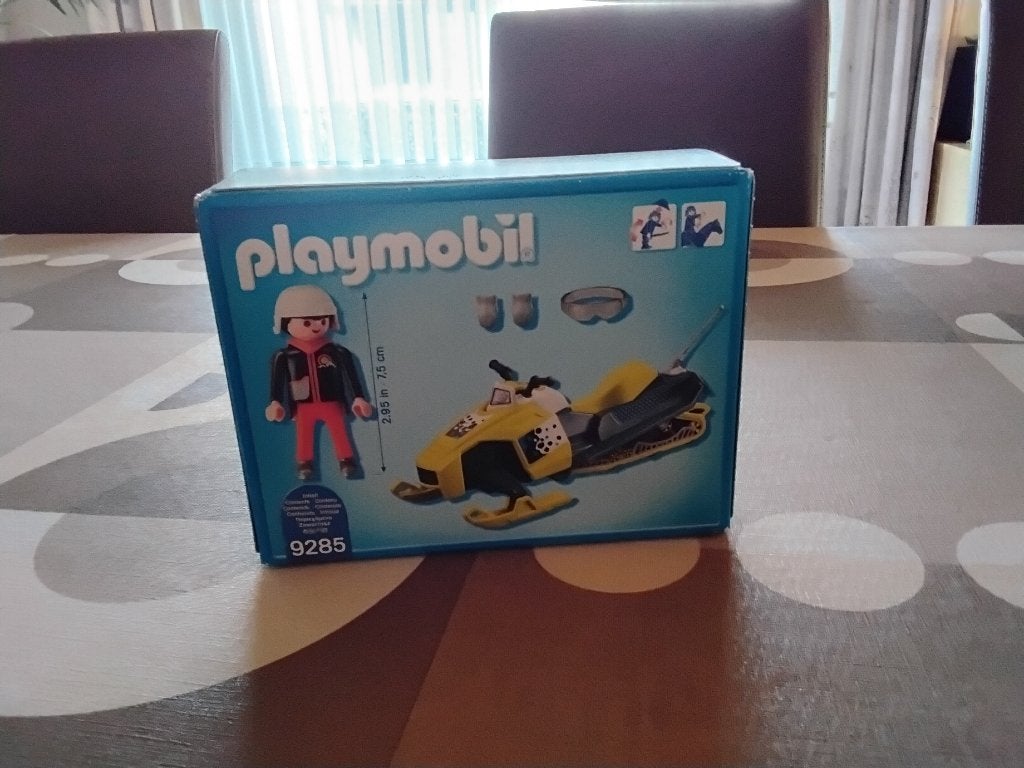 Playmobil sneeuwscooter 9285, Ophalen, Complete set, Voertuig, Nieuw
