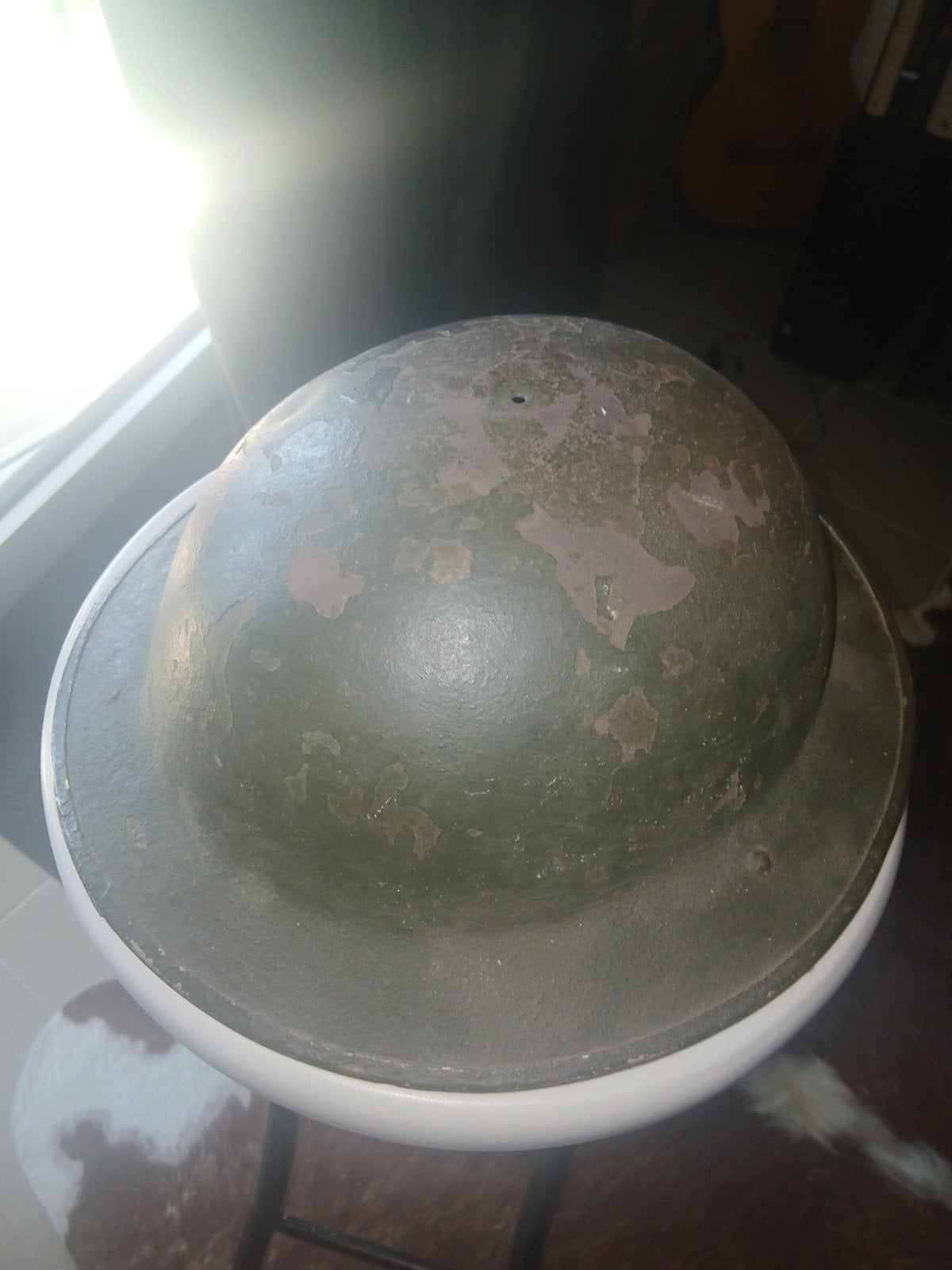 Casque britannique original de la Seconde Guerre mondiale Mk, Collections, Enlèvement, Armée de terre, Casque ou Béret