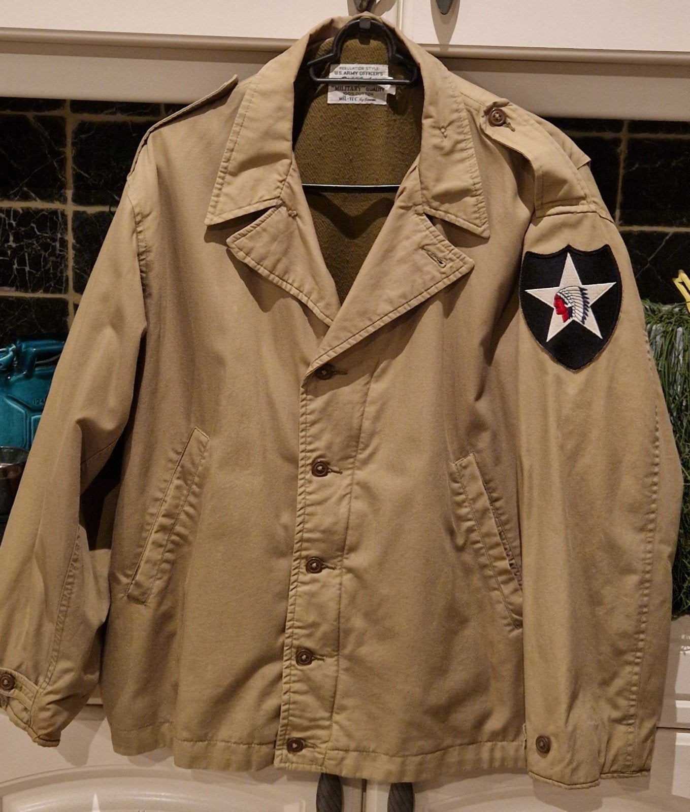 Veste de camping/Veste de campagne Seconde Guerre mondiale, Collections, Enlèvement ou Envoi, Autres
