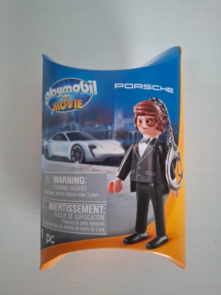 Playmobil Movie Porsche Rex Dasher promo sleutelhanger nieuw, Kinderen en Baby's, Speelgoed | Playmobil, Ophalen of Verzenden
