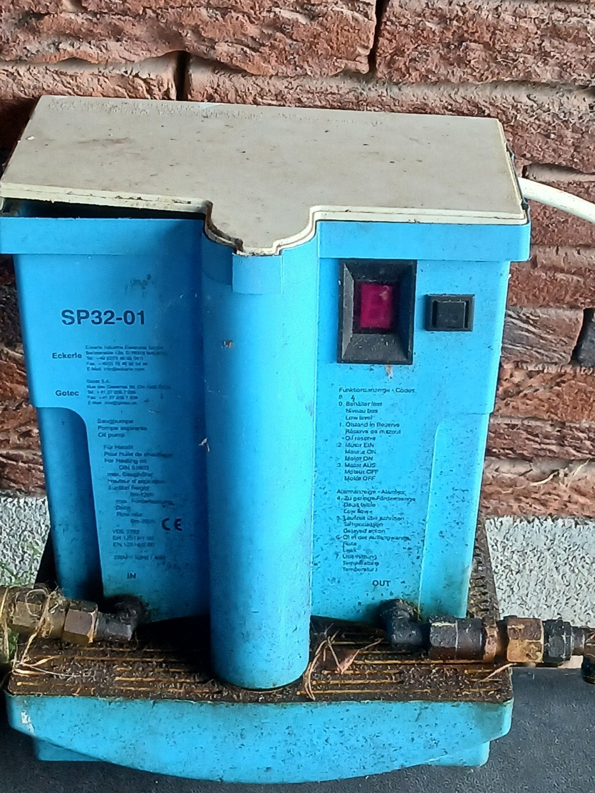 Eckerle - Automat.aanzuigpomp type SP32/01 debiet max. 8l/h(, Doe-het-zelf en Bouw, Ophalen