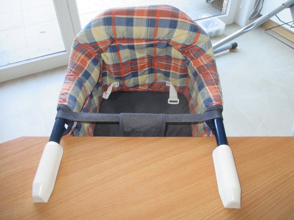 Baby stoeltje voor aan tafel Brevi, Ophalen, Gebruikt, Hangstoel, Aanschuifbaar