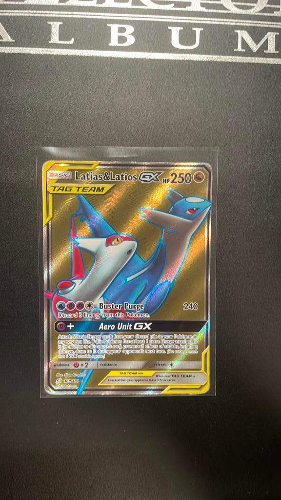 Latas&Latios GX, Hobby en Vrije tijd, Verzamelkaartspellen | Pokémon, Ophalen of Verzenden, Gebruikt, Losse kaart, Foil