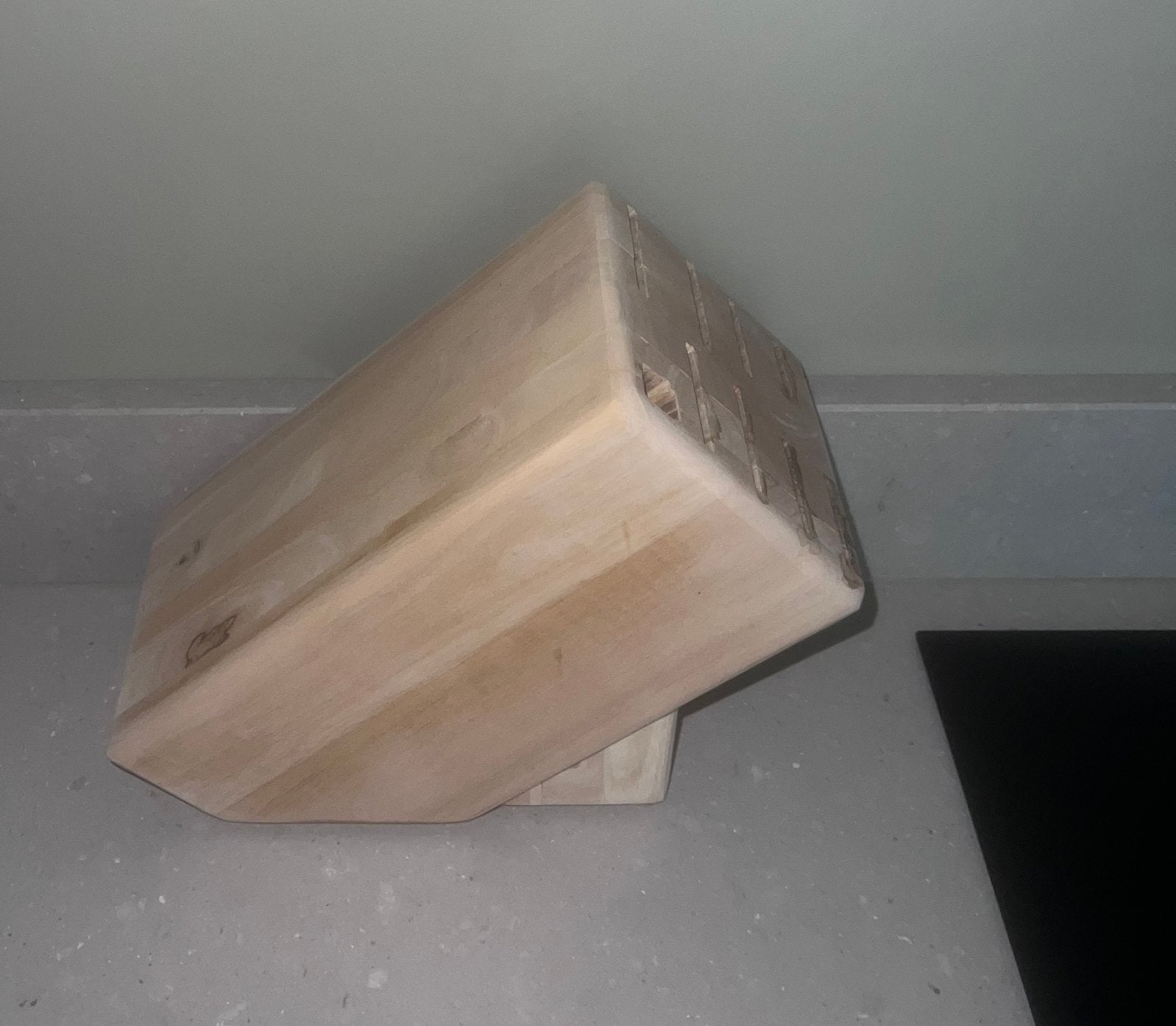 Messenblok messen blok hout, Enlèvement ou Envoi, Utilisé