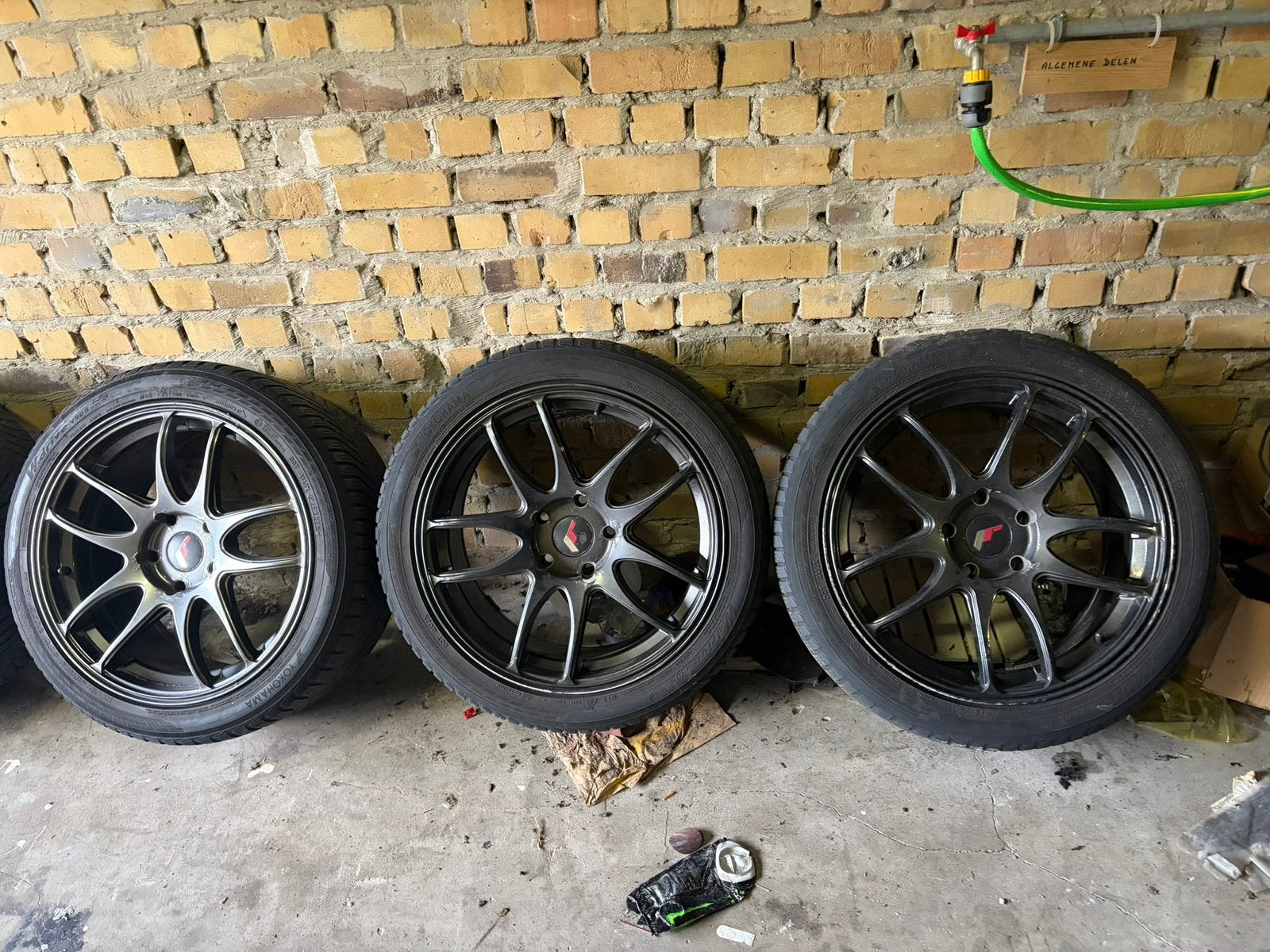 Japan racing 5x120 et35 8,5j 18inch, Autos : Pièces & Accessoires, Pneus & Jantes, Enlèvement, Pneu(s)