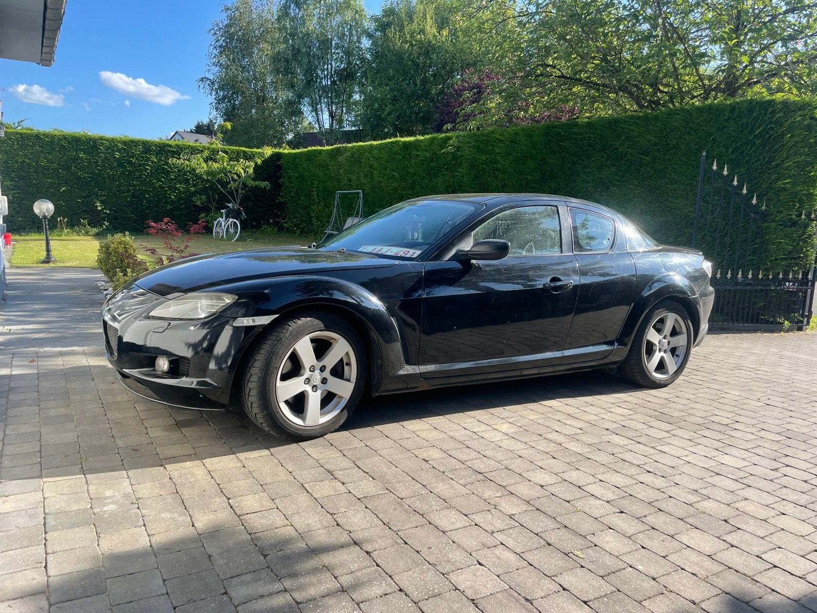 Mazda RX8 125.000 km, Auto's, Mazda, Voorwielaandrijving, 4 deurs, USB, Zwart
