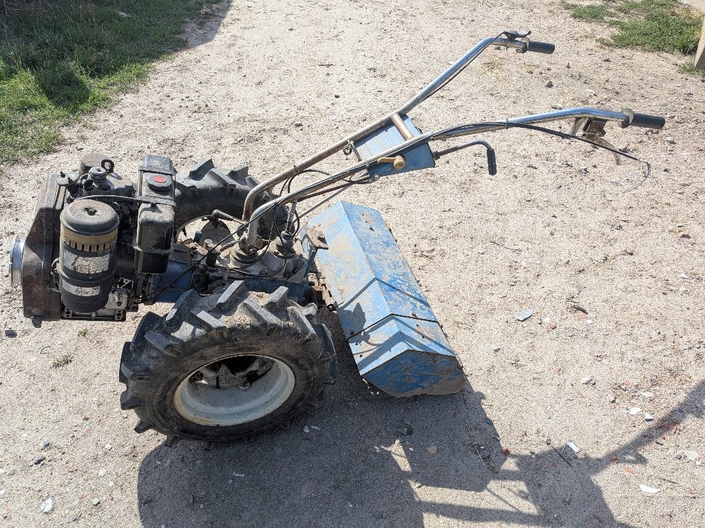 Motoculteur nibbi, Enlèvement, Utilisé