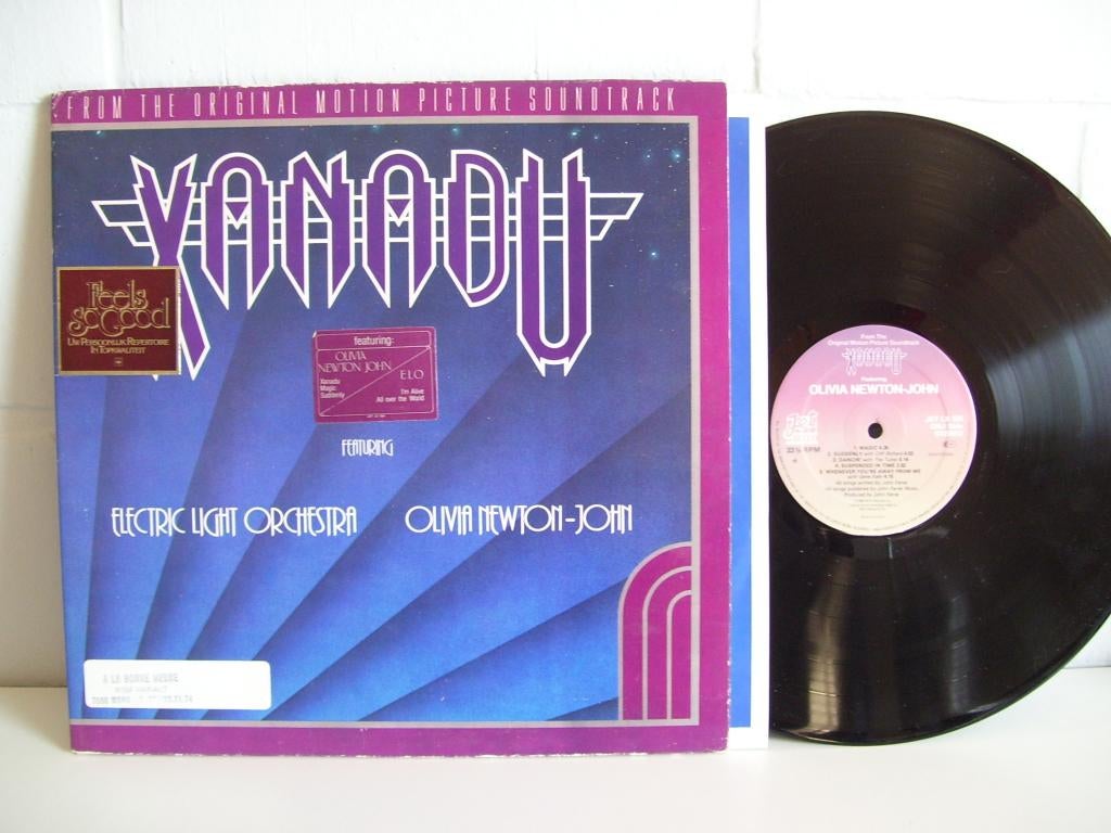 ELO / OLIVIA NEWTON JOHN  xanadu, 1980 - 1989, Ophalen of Verzenden, Zo goed als nieuw, Inclusief binnenhoes
