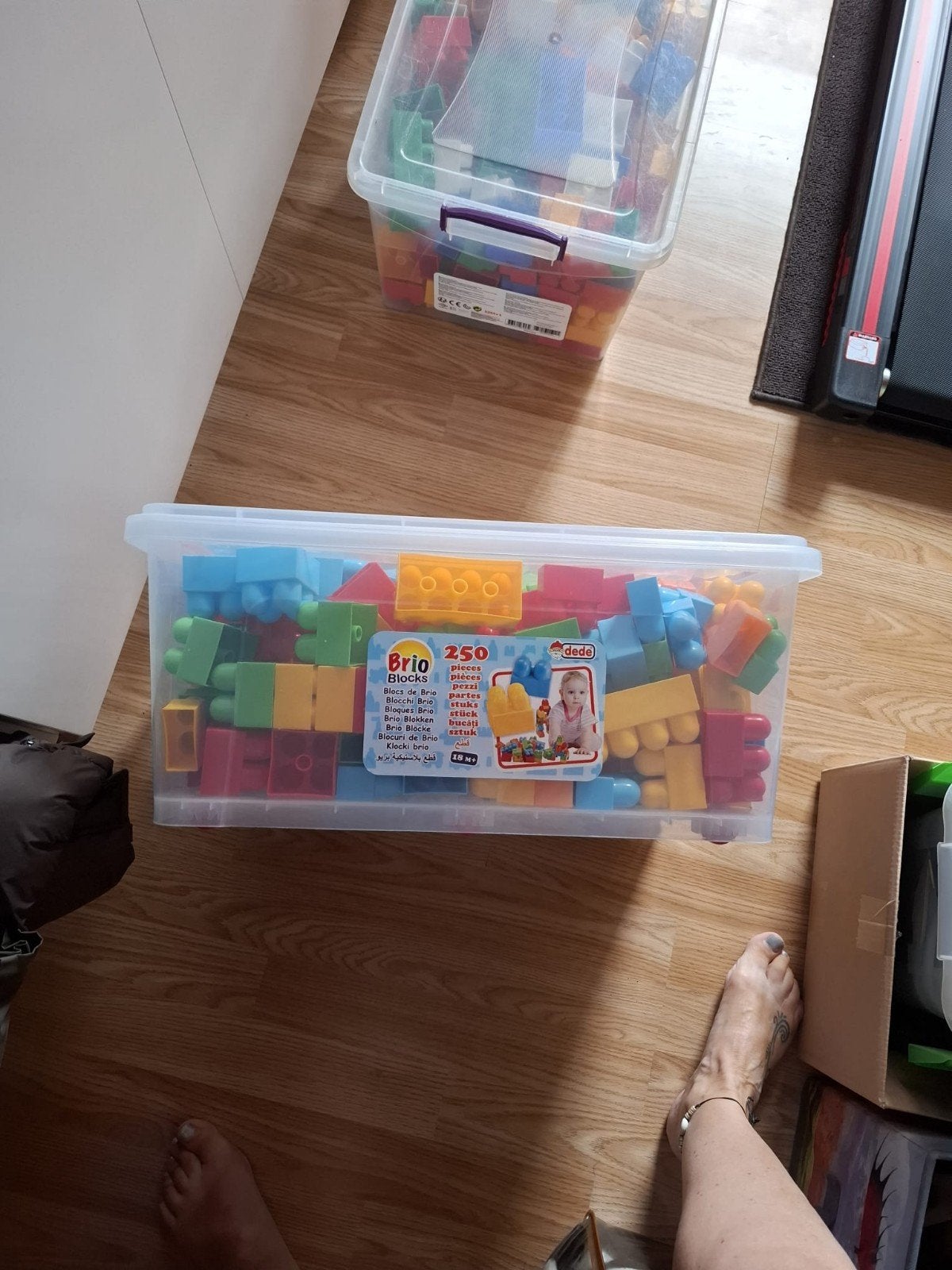 plastic blokken 250stuks, Ophalen