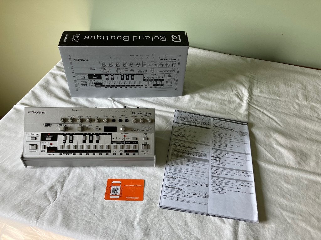 Roland TB-03 Boutique Bass Line Synthesizer, Ophalen, Zo goed als nieuw, Roland