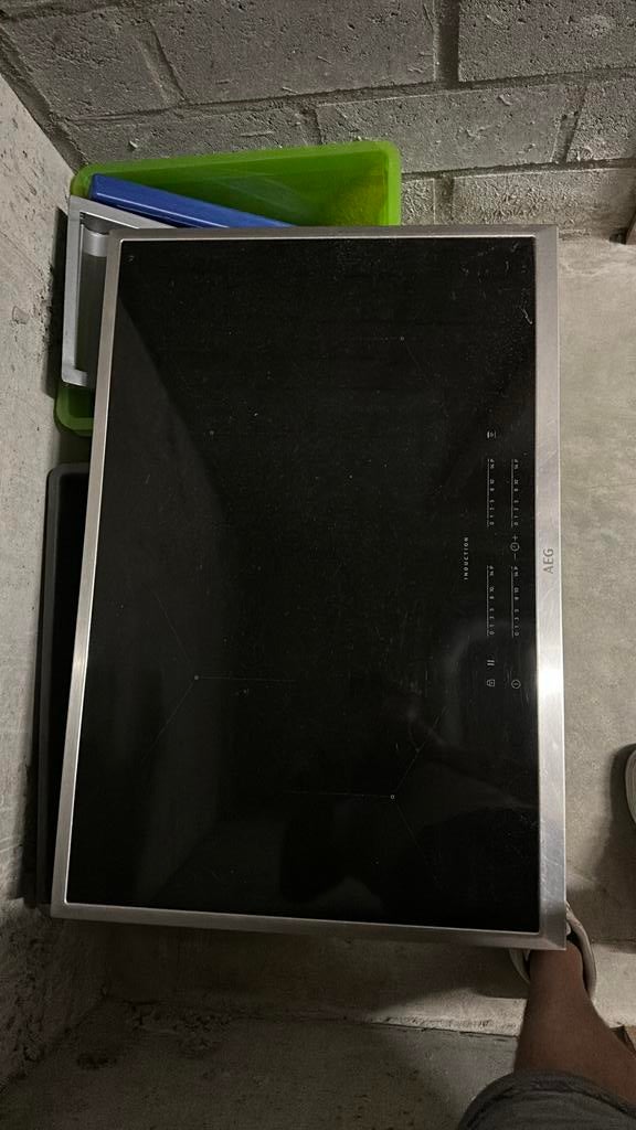 Aeg inductiekookplaat, Ophalen, Gebruikt, Minder dan 85 cm, 60 cm of meer