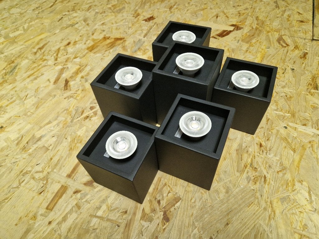 Moderne plafondlamp 6x LED verlichting, Comme neuf, Enlèvement, Métal, Plafonnier