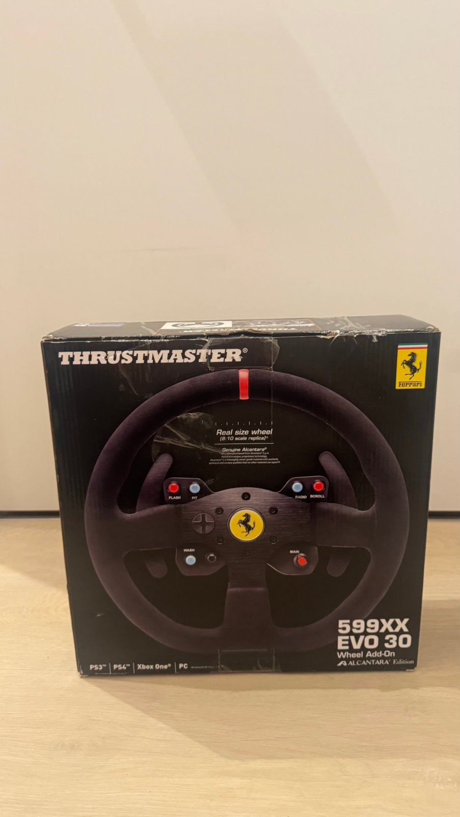 Thrustmaster Ferrari 599XX EVO 30 Wheel Add-On Alcantara, Ophalen of Verzenden, Zo goed als nieuw
