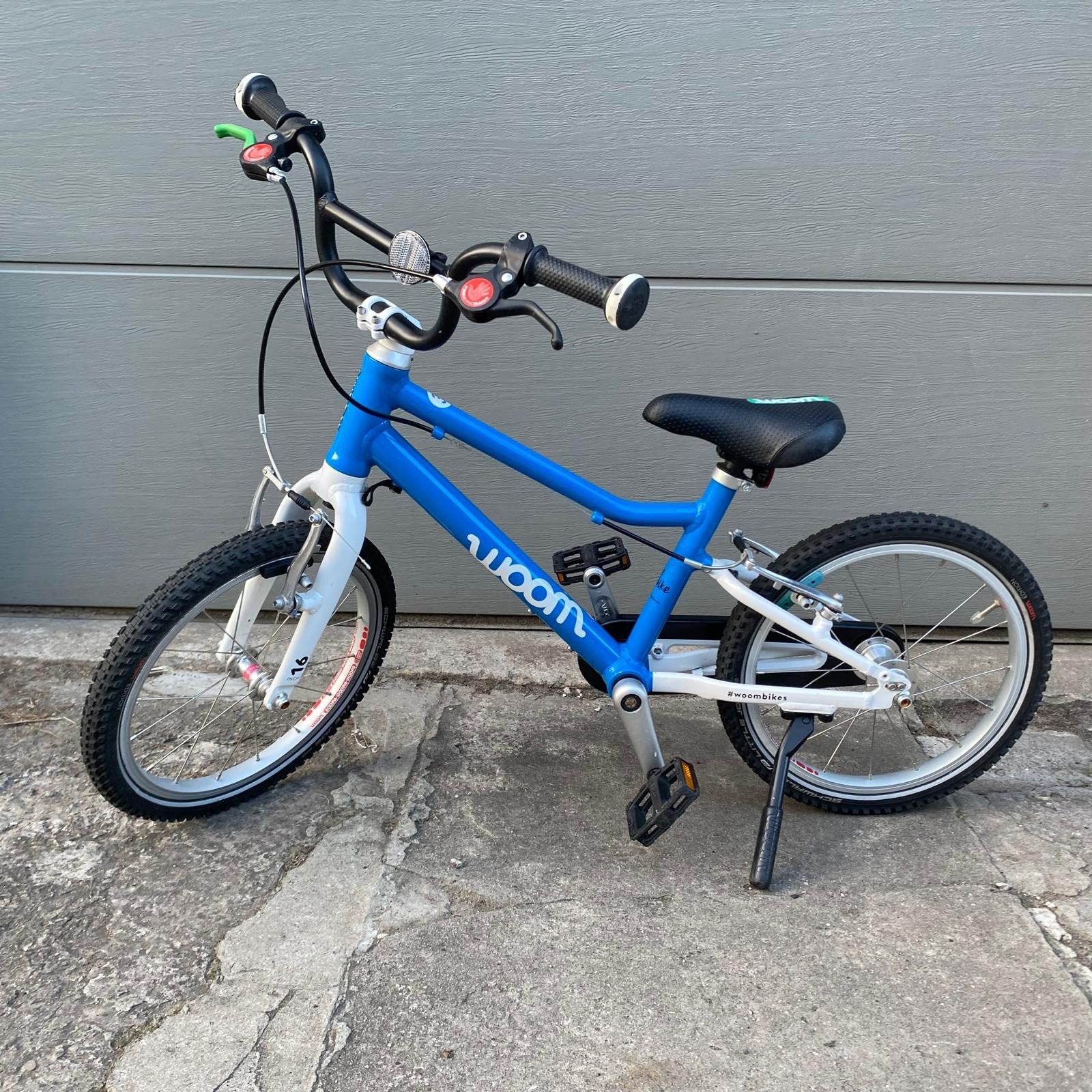 Woom 3 in zeer goede staat., Fietsen en Brommers, Ophalen, 16 tot 20 inch, Velgrem, Zo goed als nieuw