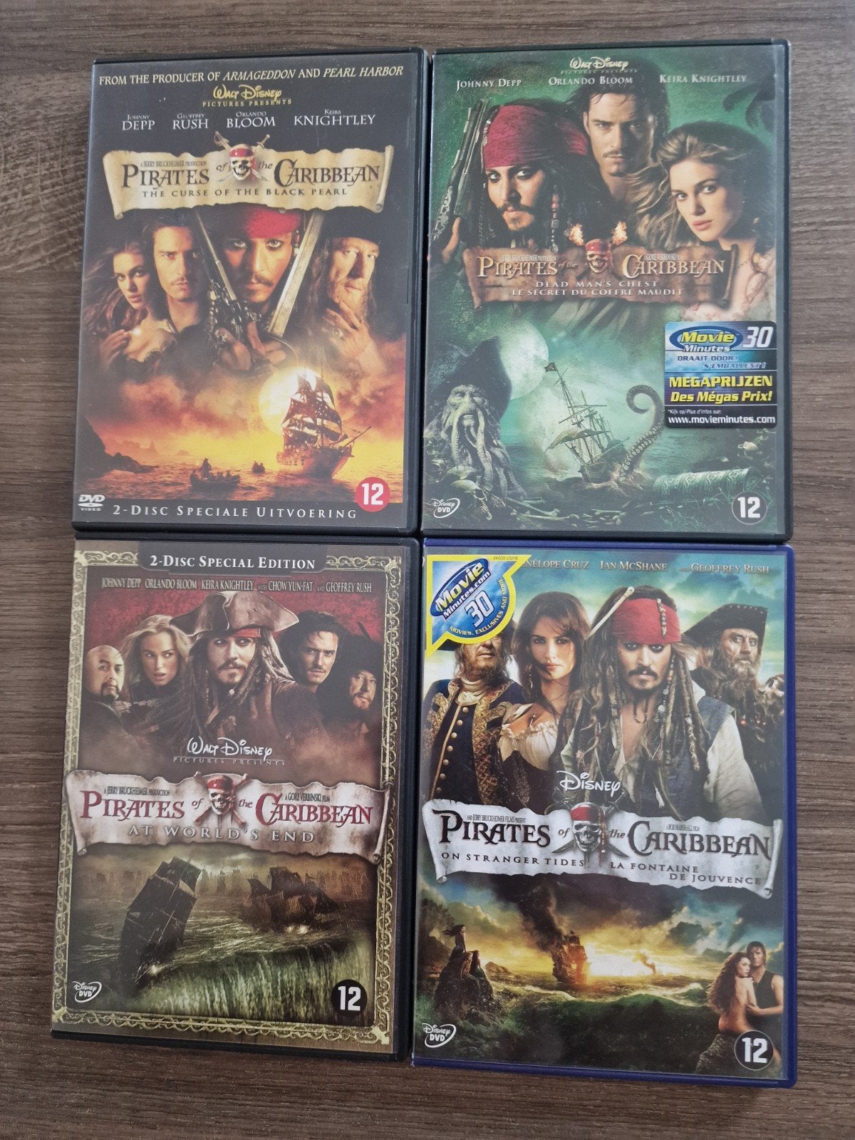 Top dvd's. avontuur/actie, Enlèvement ou Envoi, Anglais, À partir de 12 ans, Néerlandais