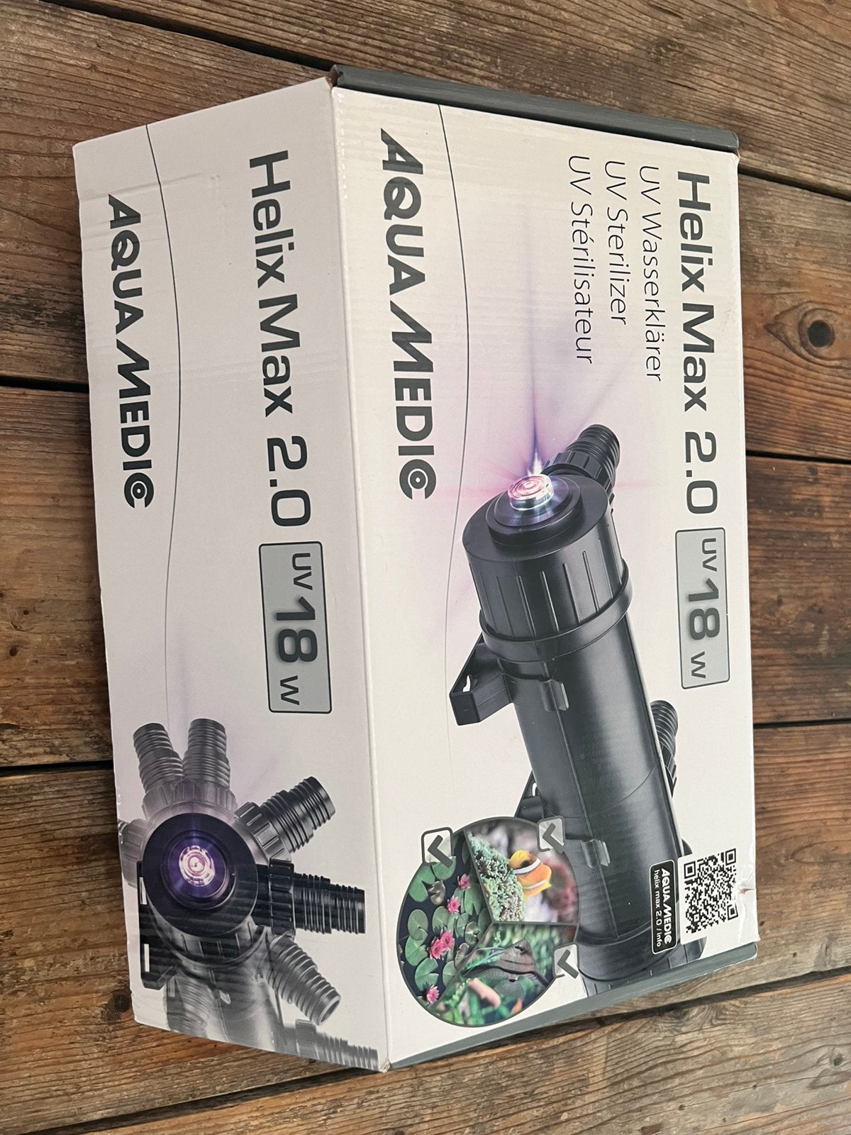 Aqua Medic Helix Max 2.0 UV-C 18W, Ophalen of Verzenden, Zo goed als nieuw, Aqua Medic