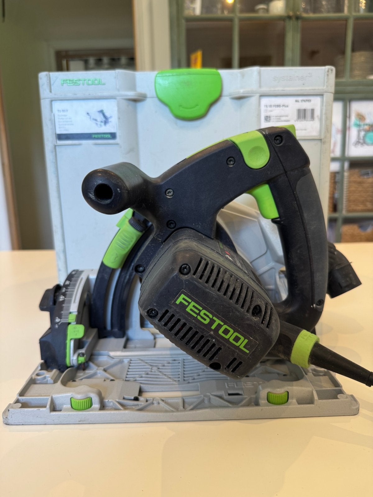 Festool 55 FEBQ invalzaag, Doe-het-zelf en Bouw, Ophalen, Gebruikt, 1200 watt of meer, Invalzaag