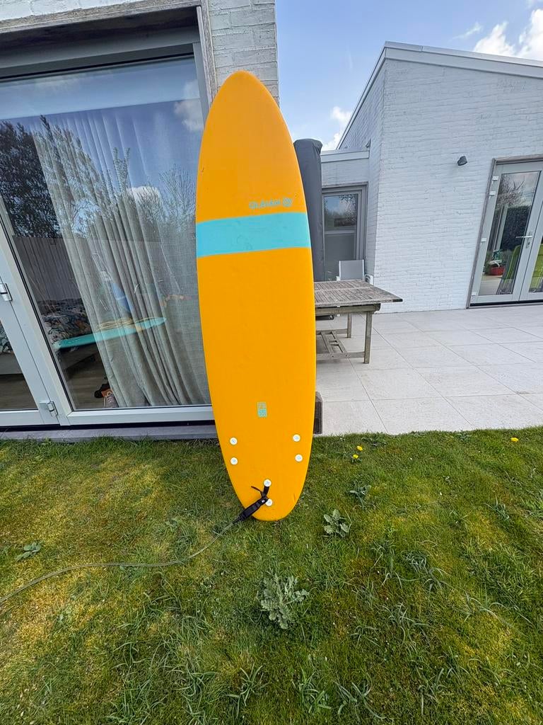 Softtop surfplanken aan zee / prijs per stuk, Watersport en Boten, Golfsurfen, Ophalen, Gebruikt, Overige typen, Met koord