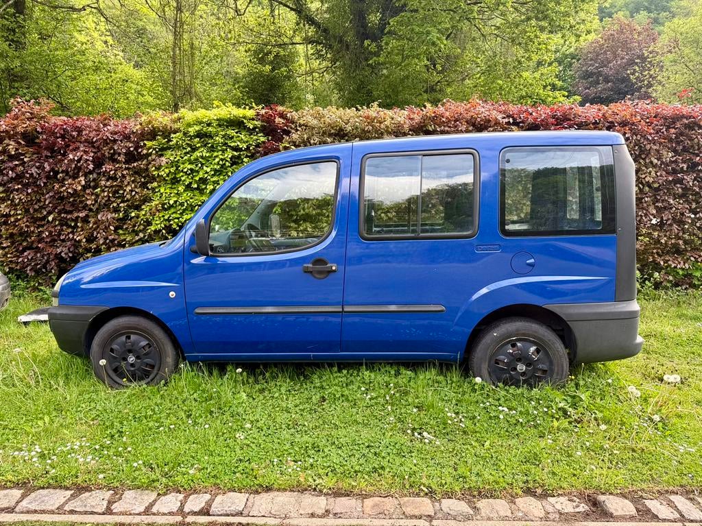Fiat Doblo 2003 betrouwbare en praktische wagen, Auto's, 4 deurs, Doblo, Blauw, Particulier