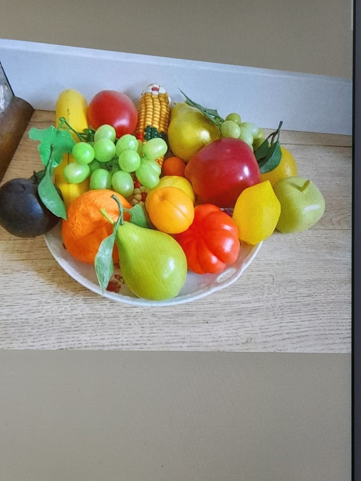Twee sets plastic fruit, Ophalen of Verzenden