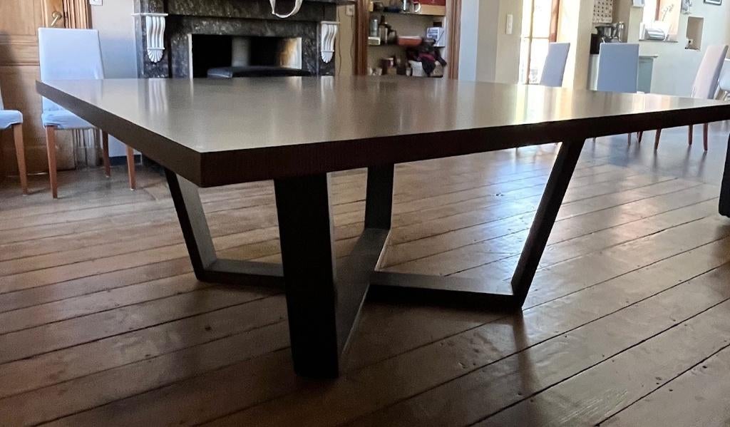 Table carrée Xilos de Maxalto, Huis en Inrichting, Ophalen, Gebruikt, Design, 150 tot 200 cm