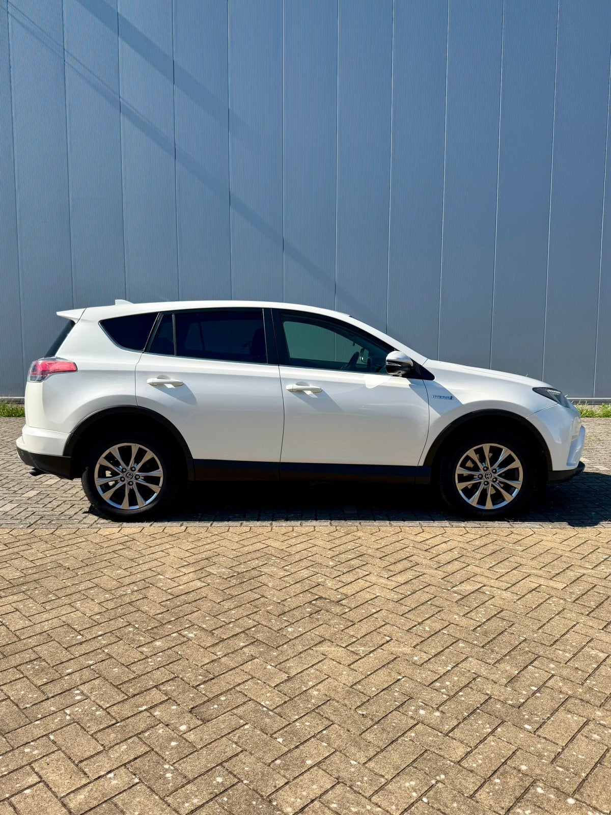 Toyota Rav4 Hybride, Auto's, Wit, Leder, Bedrijf, 5 deurs