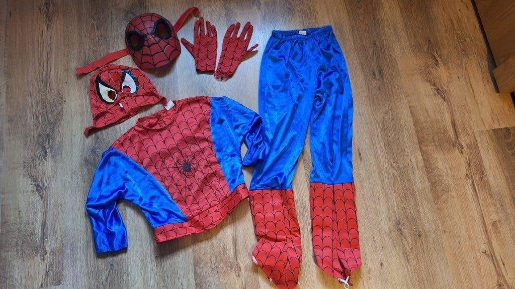 verkleedsetje spiderman maat 8 jaar / 128, Kinderen en Baby's, Ophalen of Verzenden, Gebruikt, 122 t/m 128, Jongen of Meisje