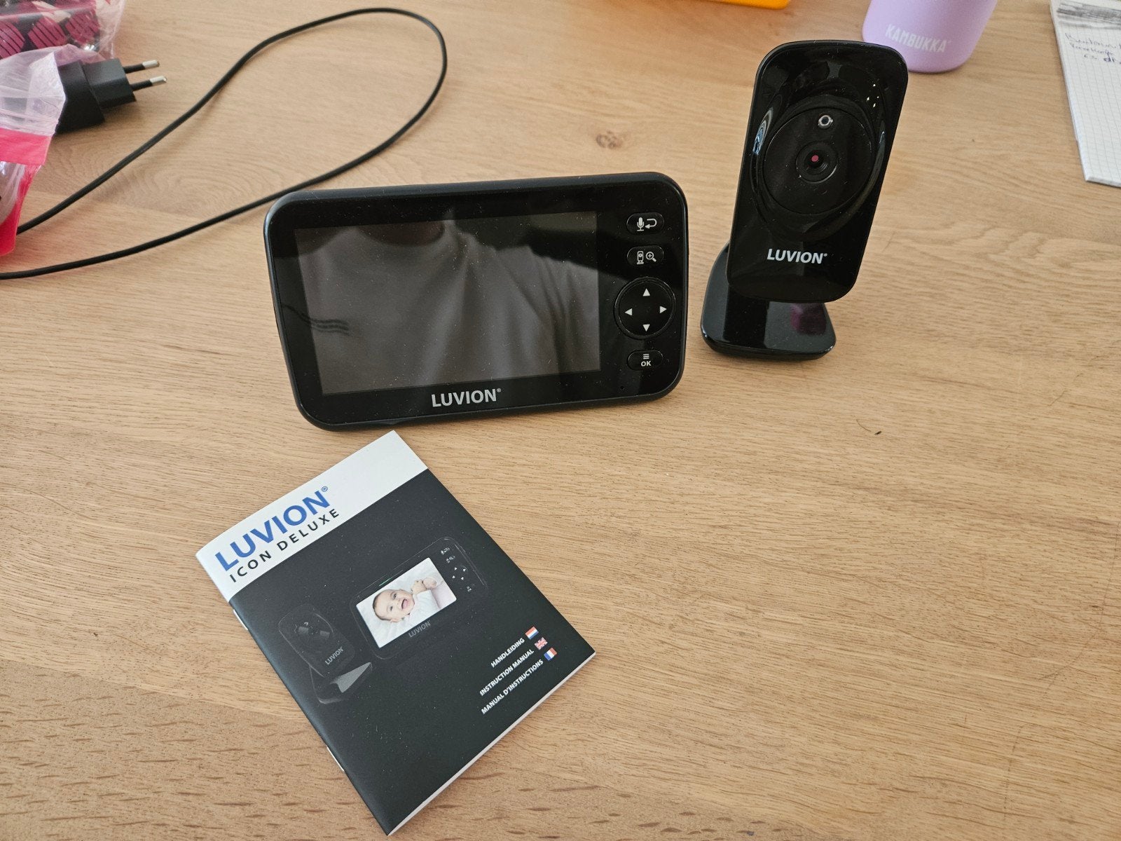 Luvion Icon Deluxe, Kinderen en Baby's, Babyfoons, Ophalen of Verzenden, Zo goed als nieuw, Camera
