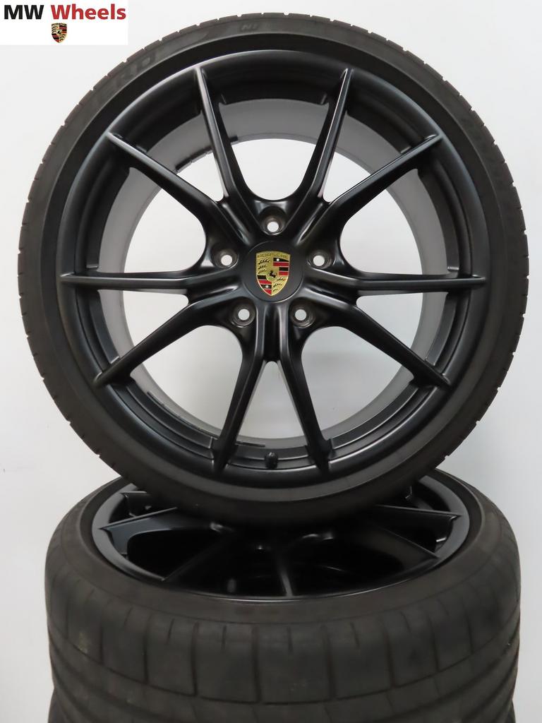 Porsche 20 inch velgen Boxster Cayman 718 982 zomerbanden, Auto-onderdelen, Gebruikt, -, -, Banden en Velgen