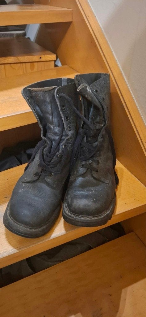 Belgique_Chaussures ABL 45-46, Enlèvement ou Envoi, Armée de terre, Vêtements ou Chaussures