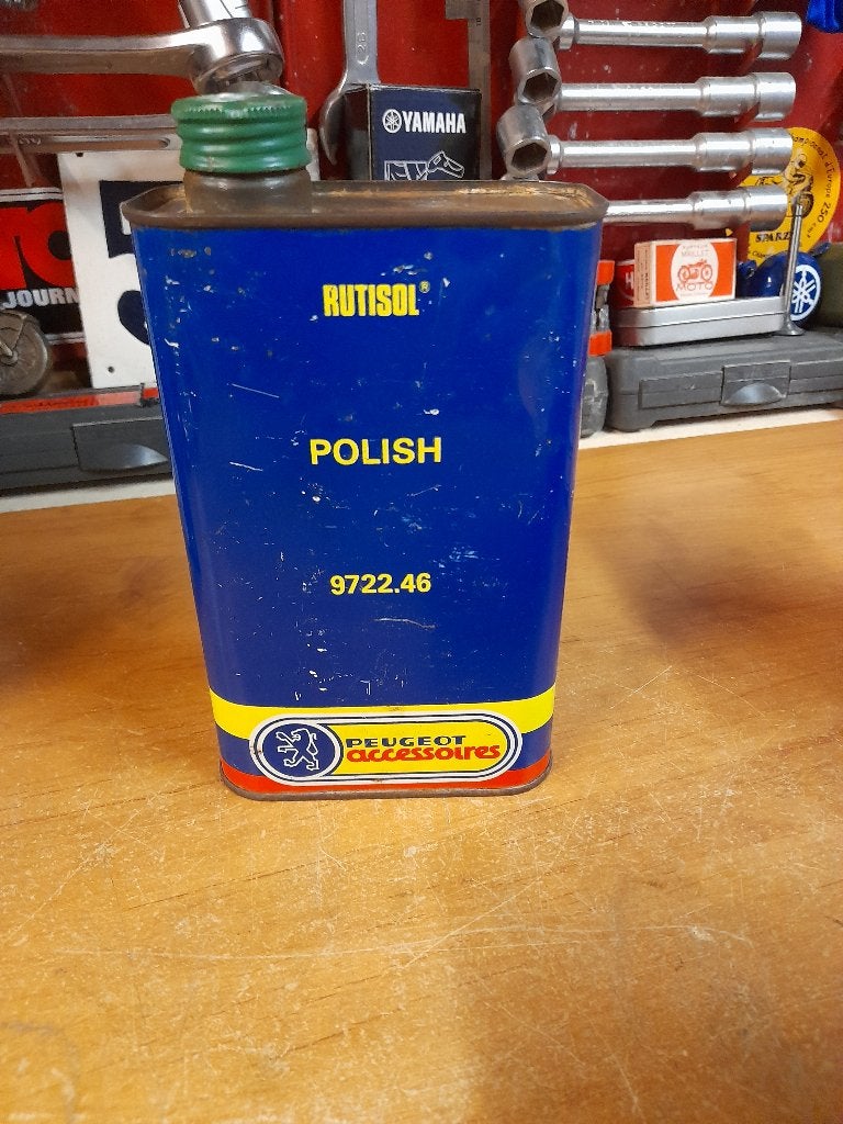ancien bidon huile vide peugeot accessoires polish, Enlèvement ou Envoi, Utilisé, Autres types