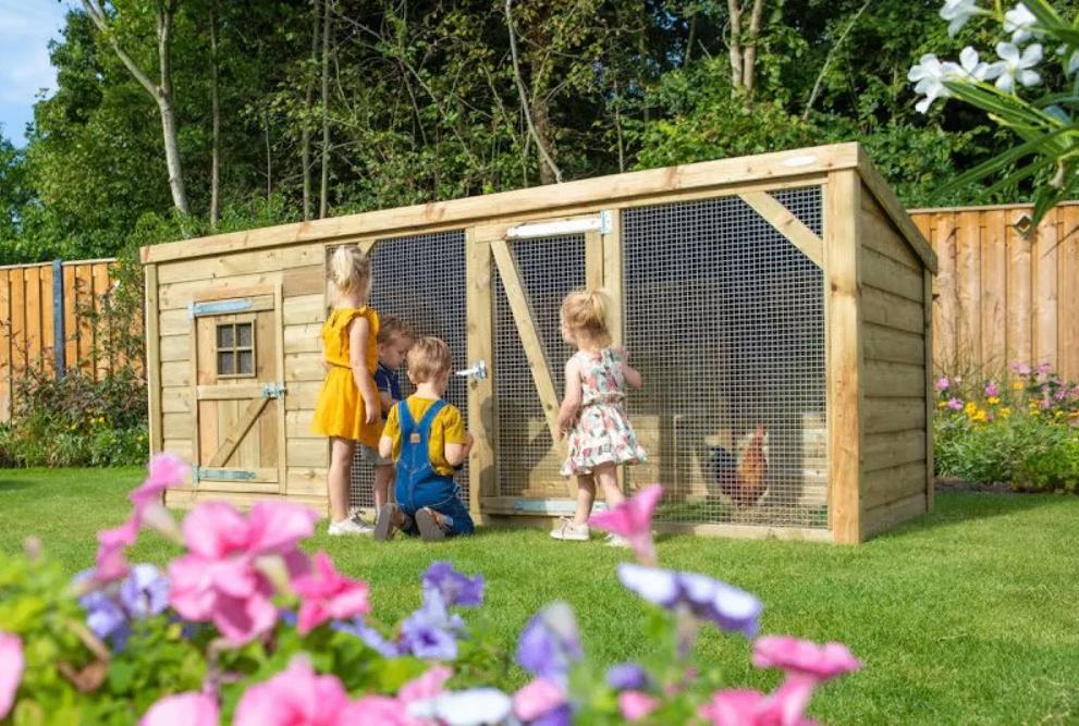 Kippenren Brit, Dieren en Toebehoren, Ophalen of Verzenden, Nieuw, Kippenhok of Kippenren