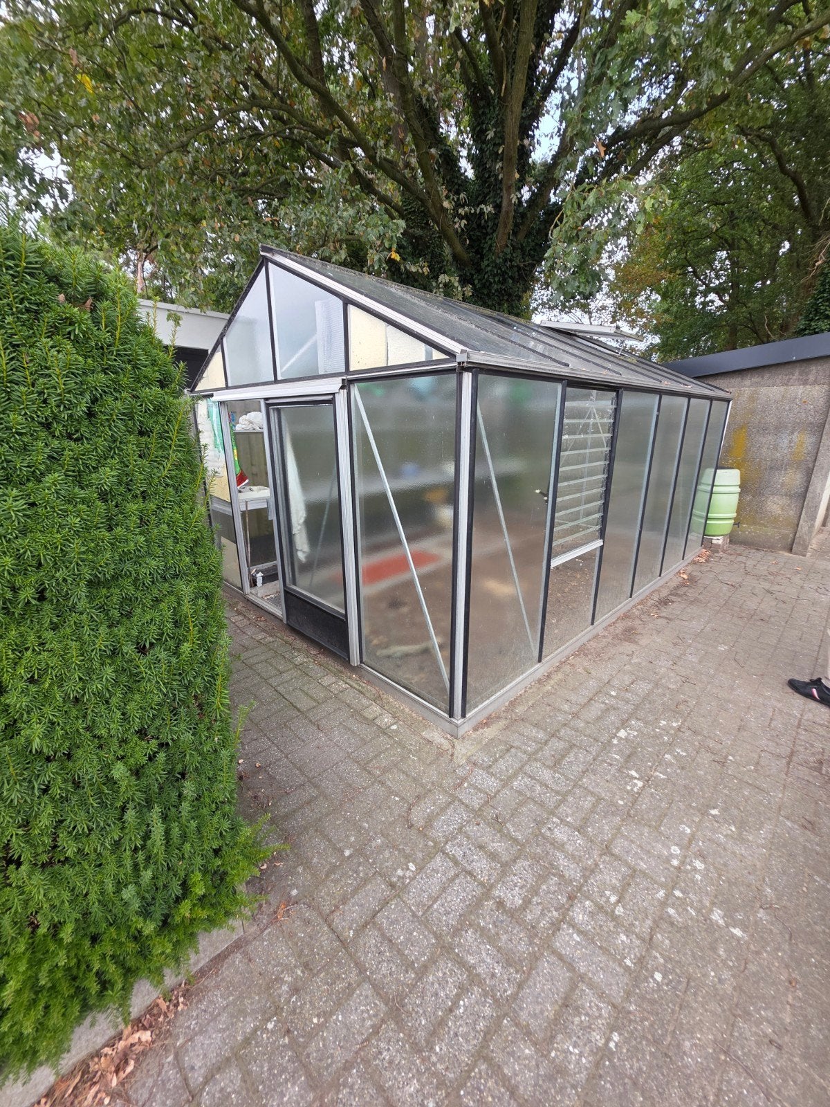 serre tuinkas, Ophalen, Gebruikt, Kweekkas, Glas