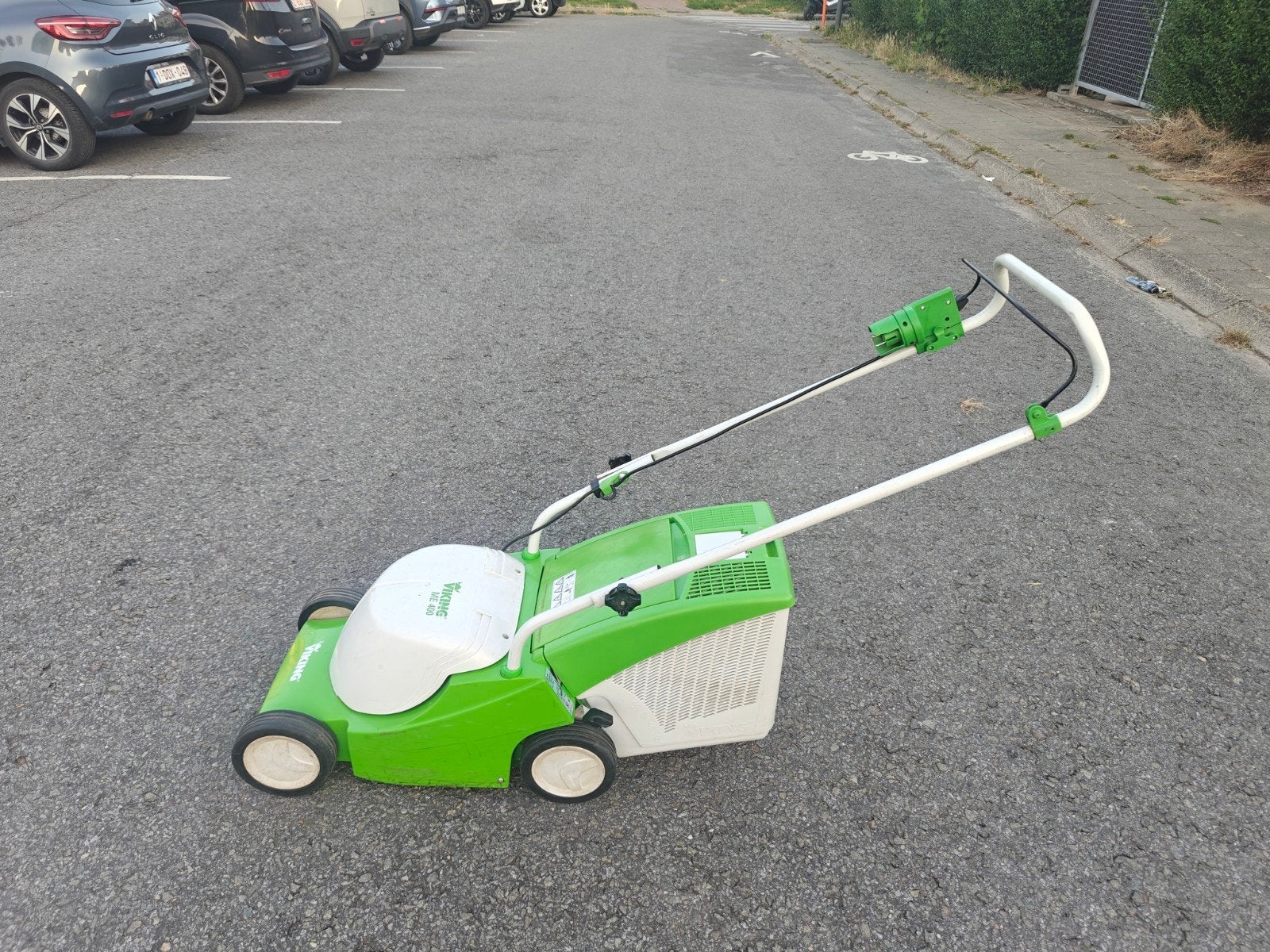 Tondeuse électrique Viking ME 400., Enlèvement, Bac de ramassage